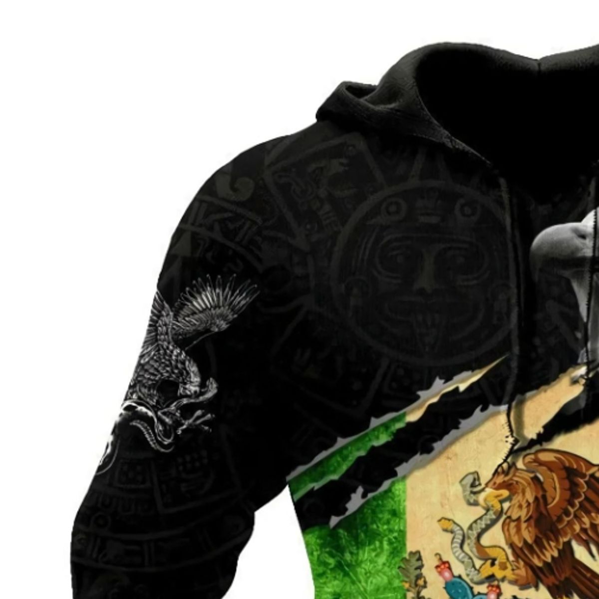BLWOENS - Polerón con estampado para Hombre - Bandera México