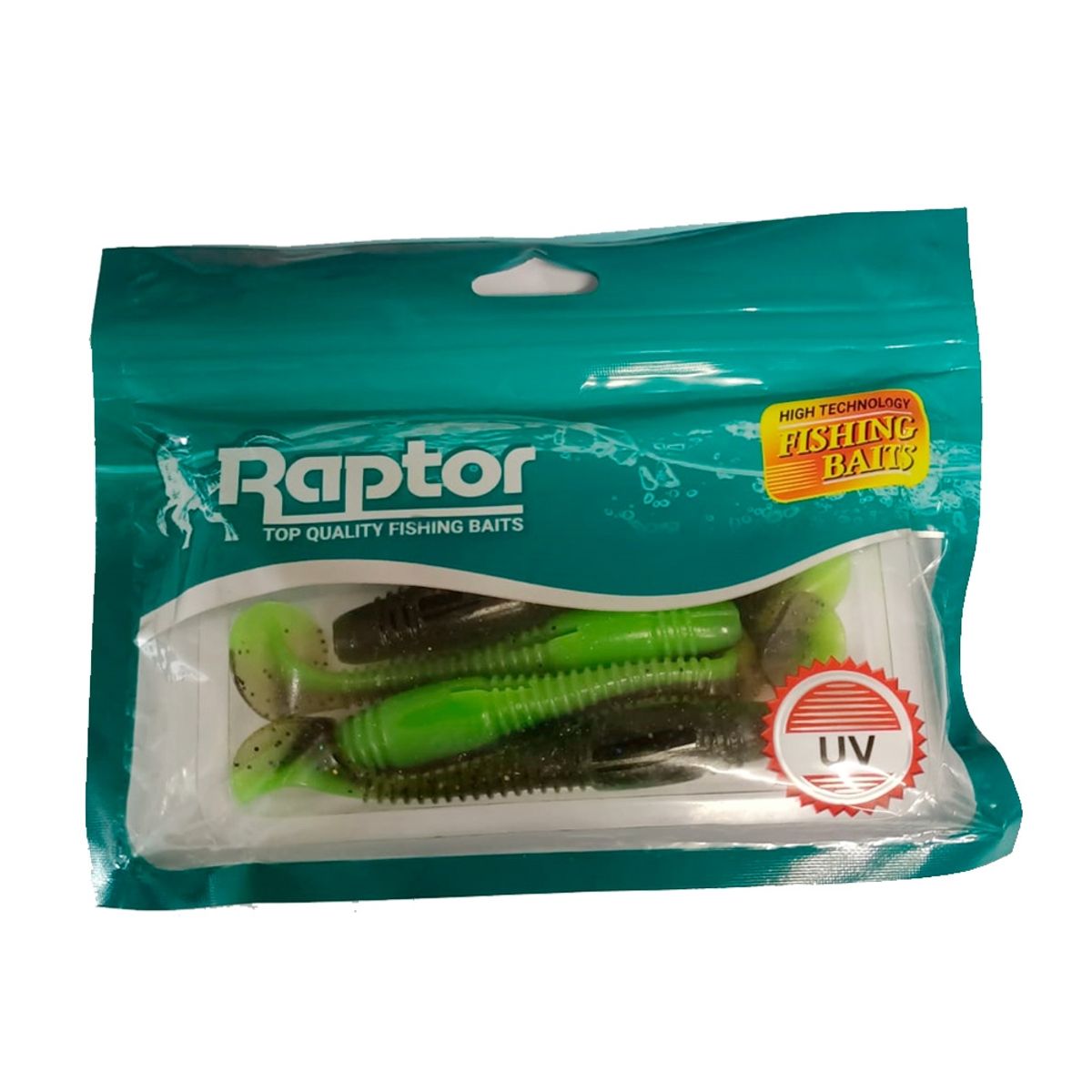 GENERICO - Vinilos Silicona Raptor Aromaticos Pesca Deportiva 10m Y 8g