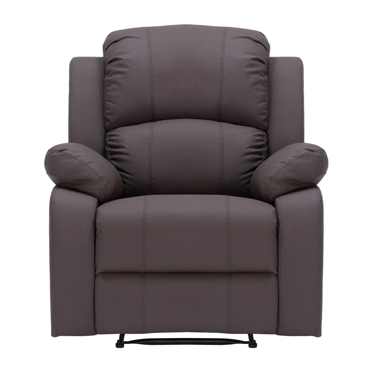 ELEMENT DESIGN - Berger Reclinable con Masajes Y Calefacción Cuero Chocolate