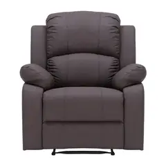 ELEMENT DESIGN - Berger Reclinable con Masajes Y Calefacción Cuero Chocolate