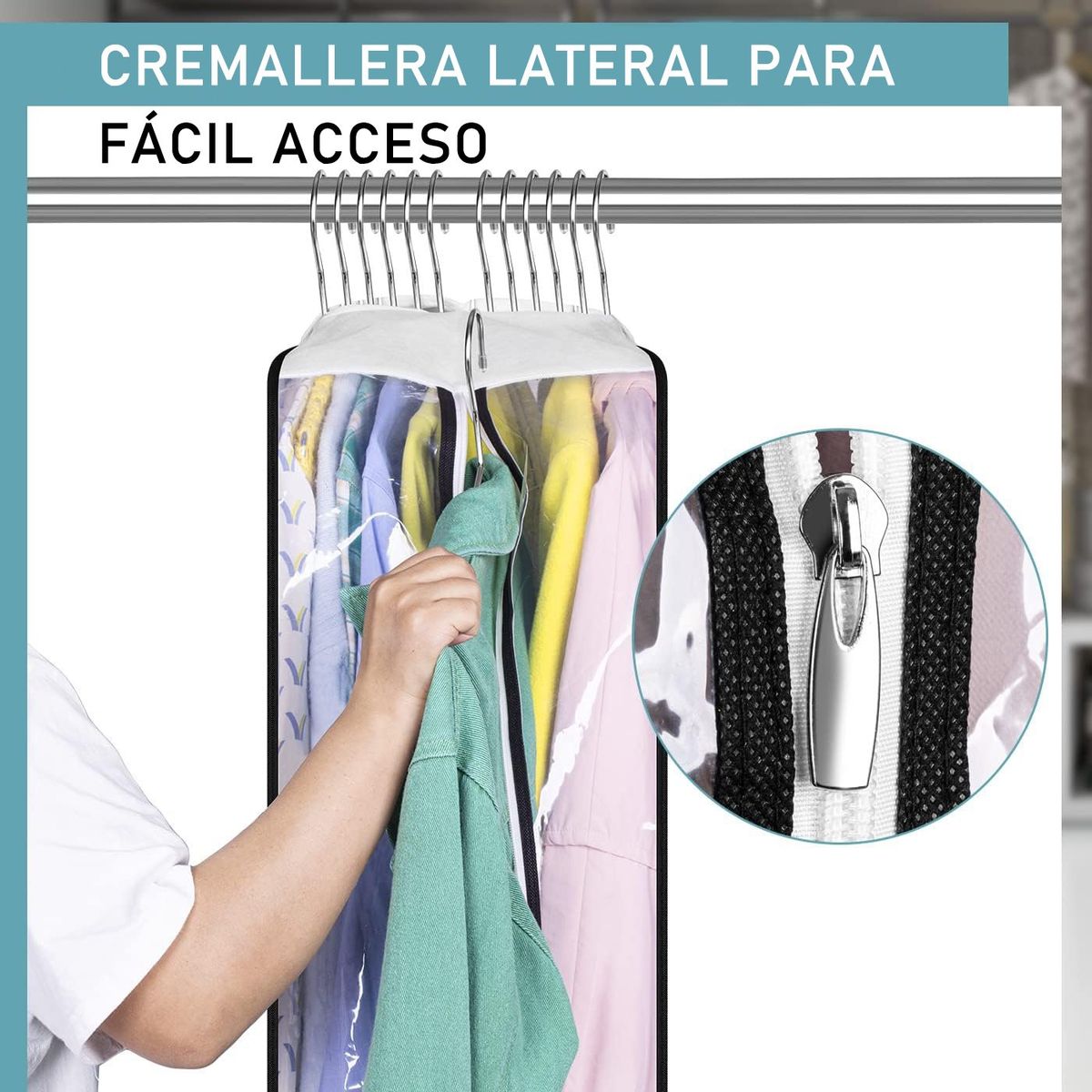 PAGANOOM - Fundas antipolvo transparentes-6015326cm3