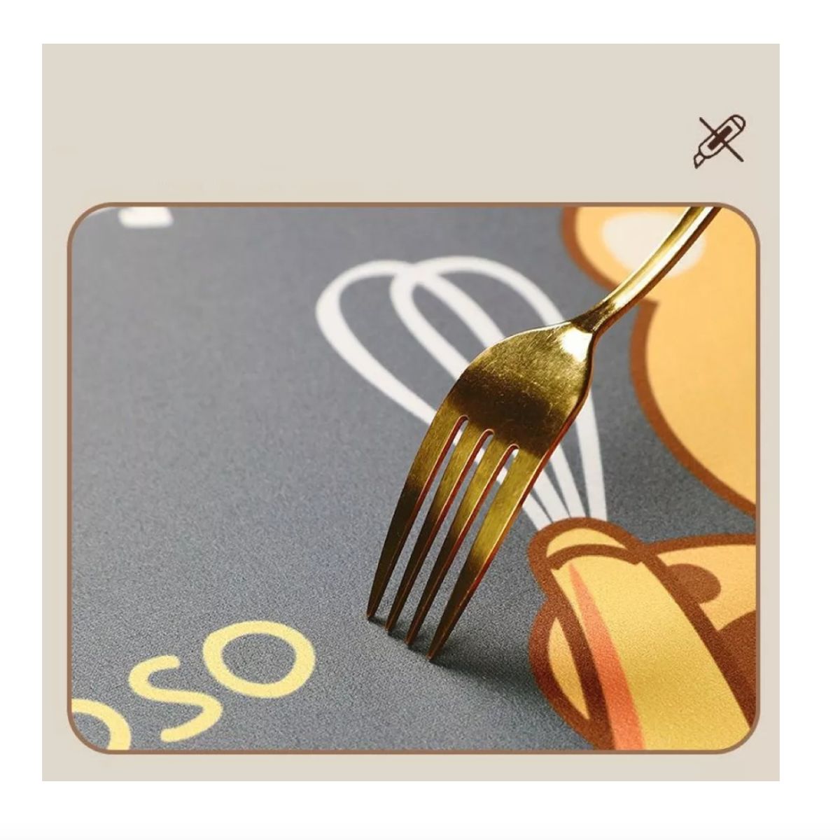 GENERICO - Alfombra Para Cocina Piso Entrada Baño Antideslizante Juego2