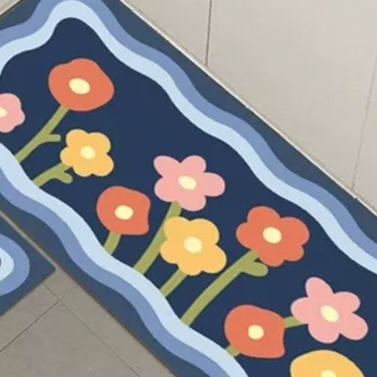 GENERICO - Alfombra Para Cocina Piso Entrada Baño Antideslizante Juego2