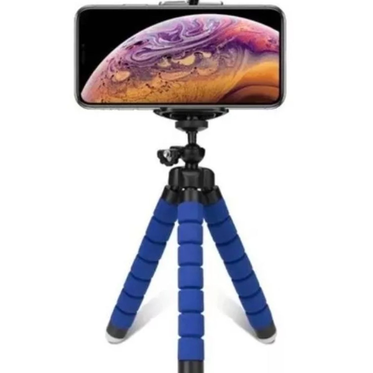 GENERICO - Soporte Tripode Flexible Para Celular Y Camara  Factorynet Color Azul