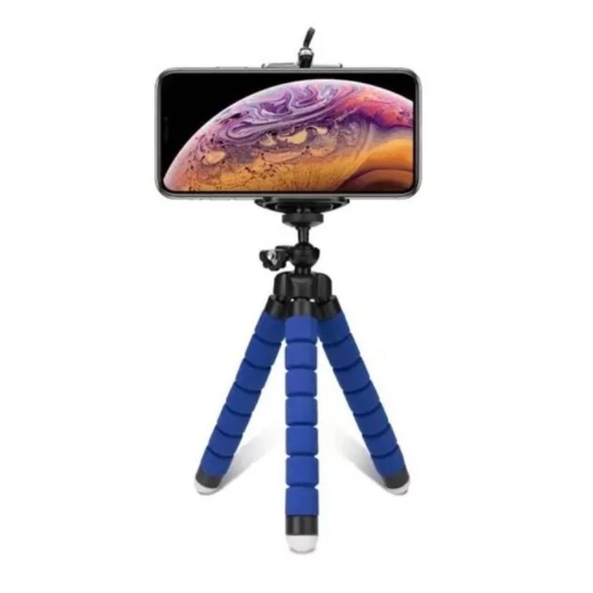 GENERICO - Soporte Tripode Flexible Para Celular Y Camara  Factorynet Color Azul