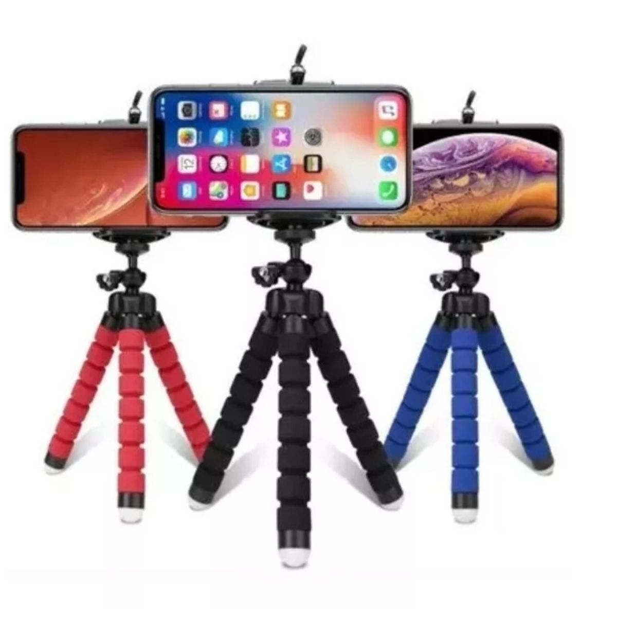 GENERICO - Soporte Tripode Flexible Para Celular Y Camara  Factorynet Color Azul