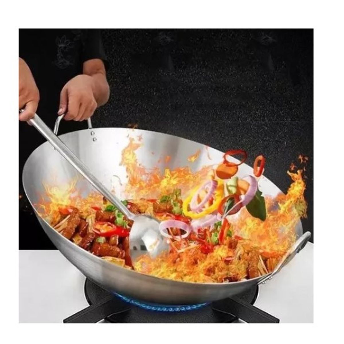 GENERICO - Disco Wok 45cm Acero Inoxidable