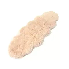GENERICO - Bajada De Cama Alfombra Peluda Oveja Larga 180x64cm