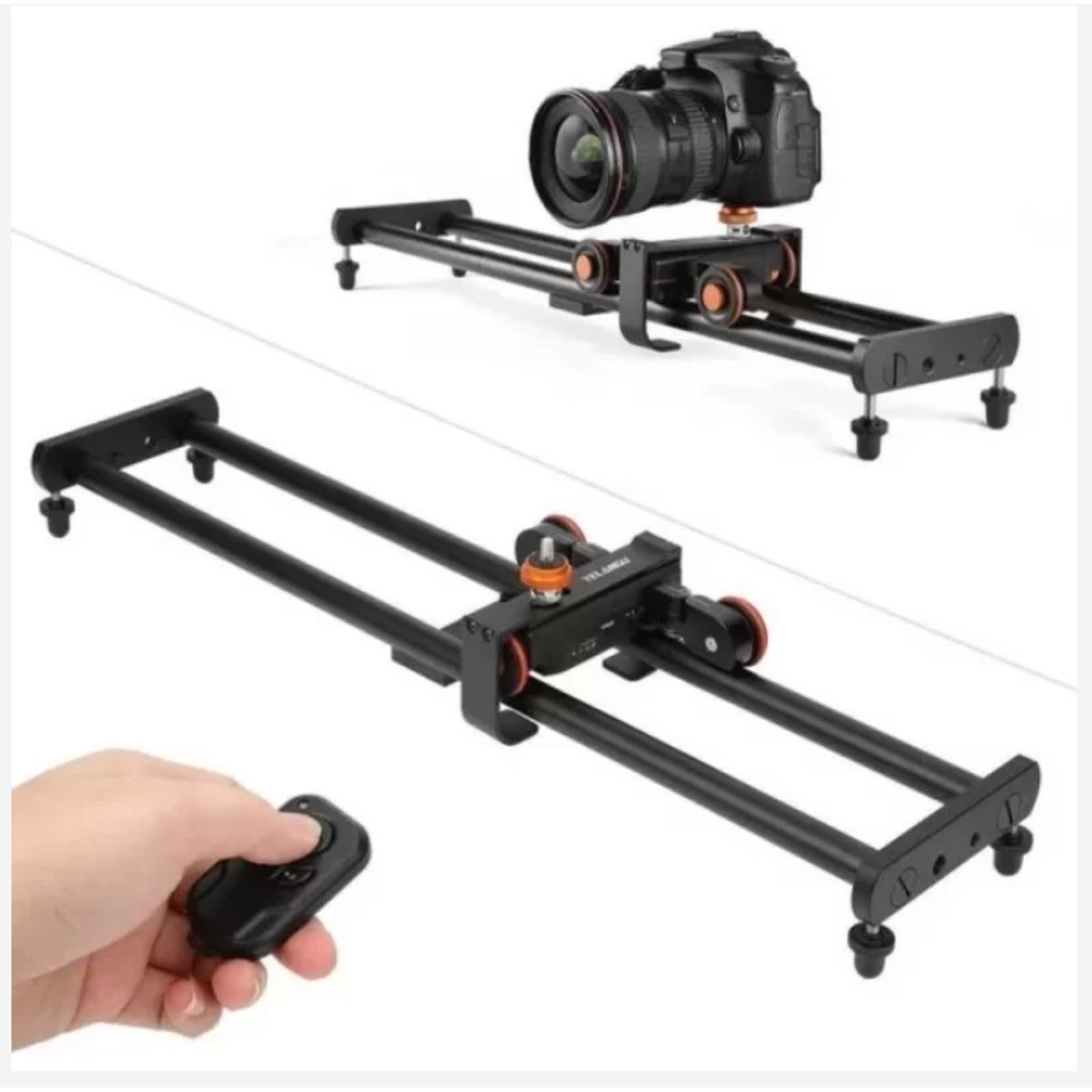 GENERICO - DOLLY SLIDER ELÉCTRICO 60CMS + CONTROL REMOTO YELANGU L4X-BE