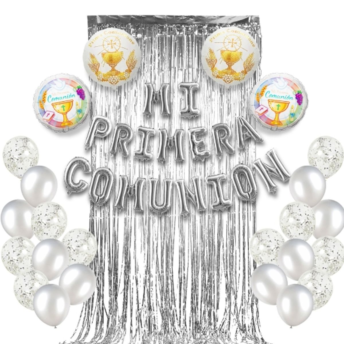 GENERICO - Cortina Globo  Mi Primera Comunión