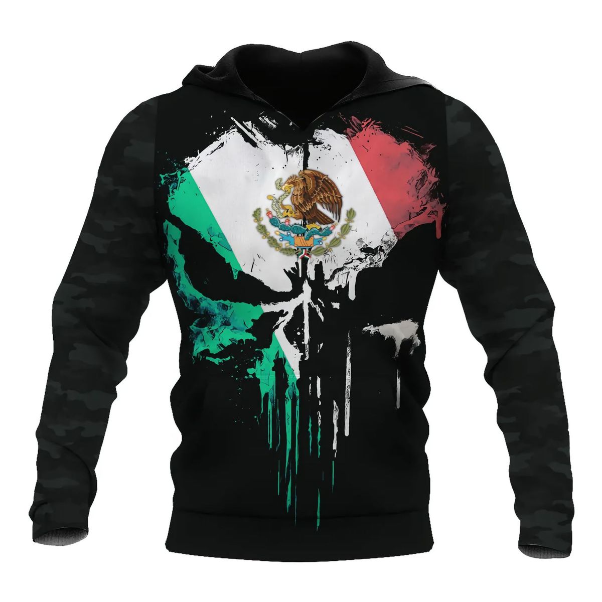 BLWOENS - Polerón con estampado para Hombre - Bandera México