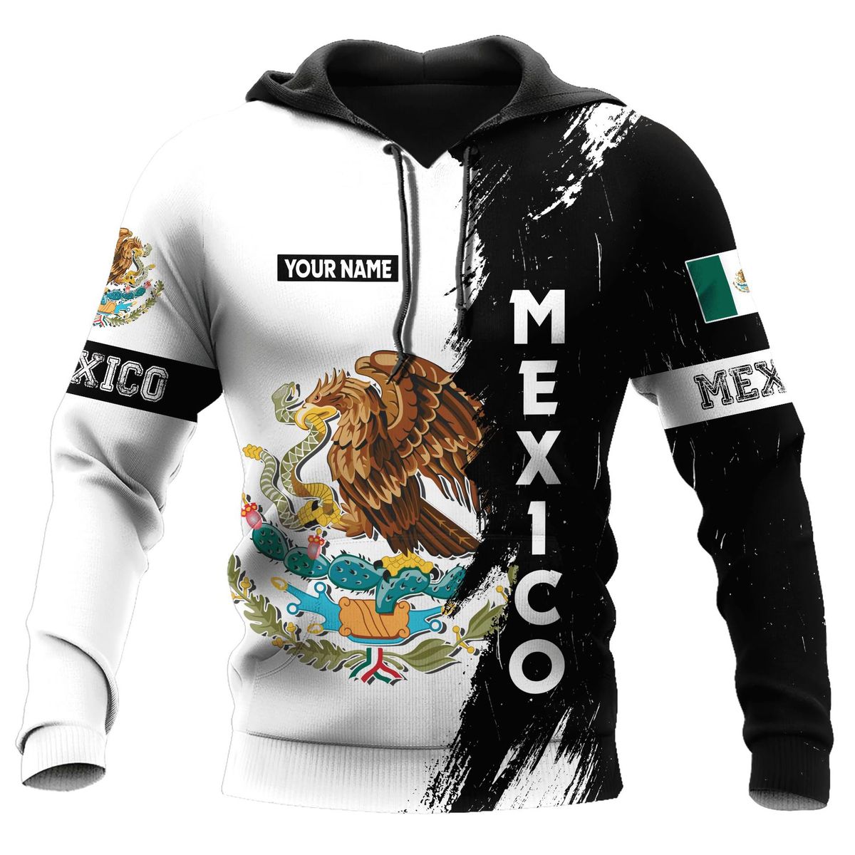 BLWOENS - Polerón con estampado para Hombre - Bandera México
