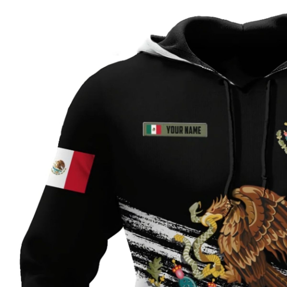 BLWOENS - Polerón con estampado para Hombre - Bandera México