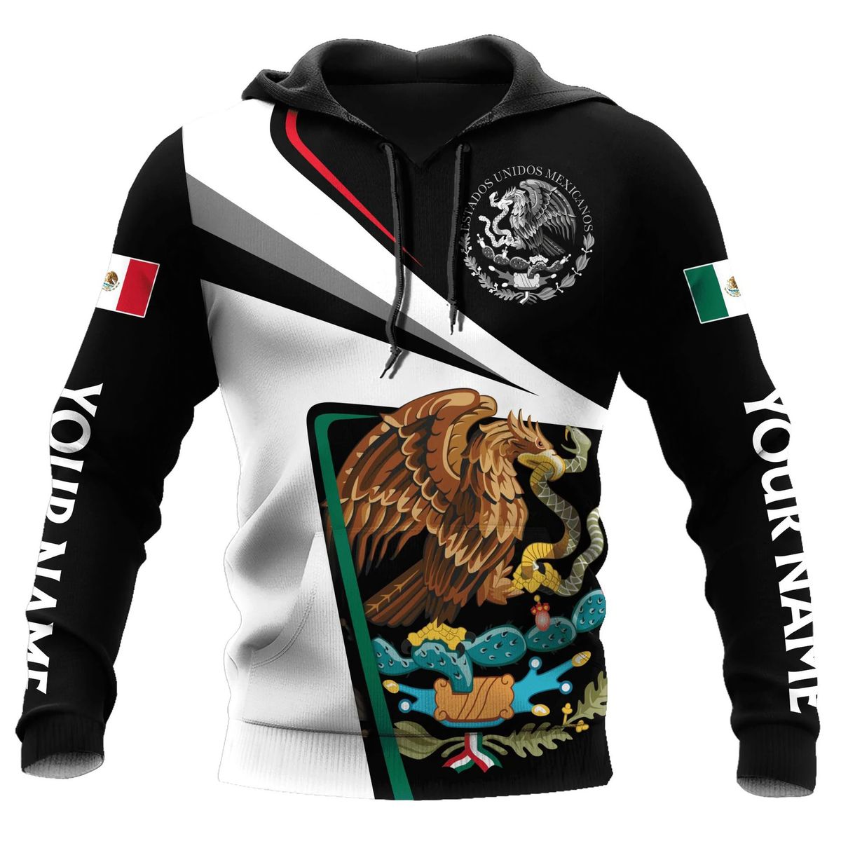 BLWOENS - Polerón con estampado para Hombre - Bandera México