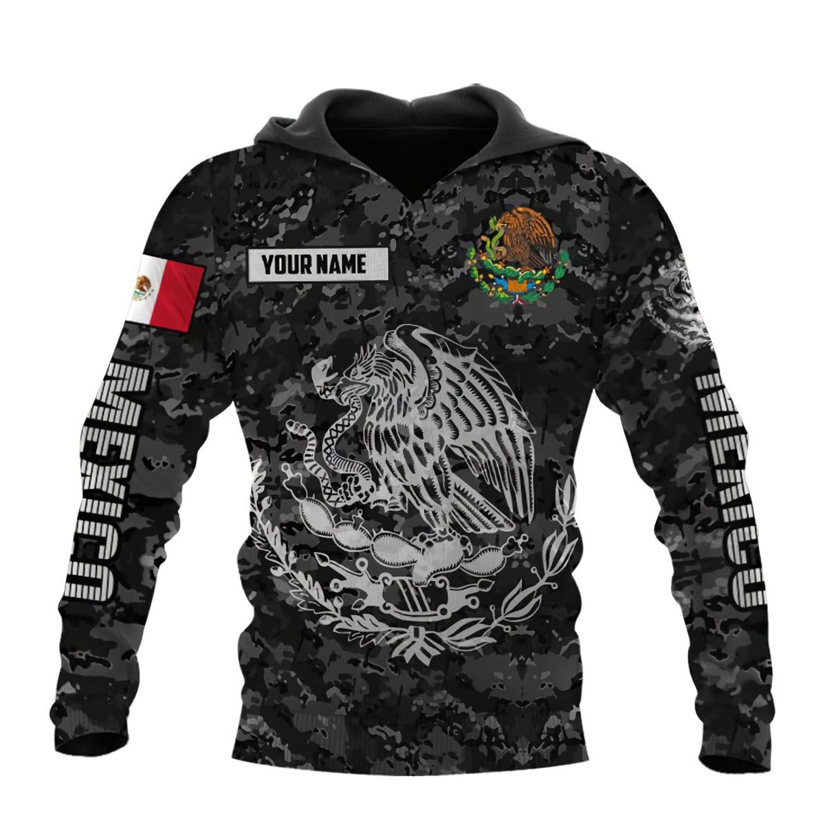 BLWOENS - Polerón con estampado para Hombre - Bandera México