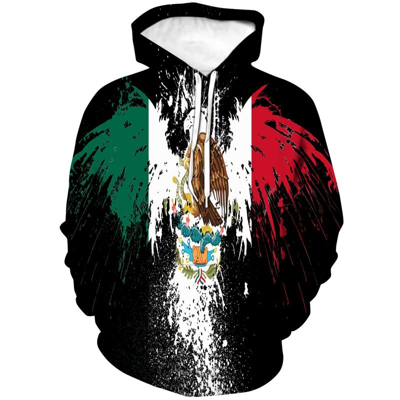 BLWOENS - Polerón con estampado para Hombre - Bandera México