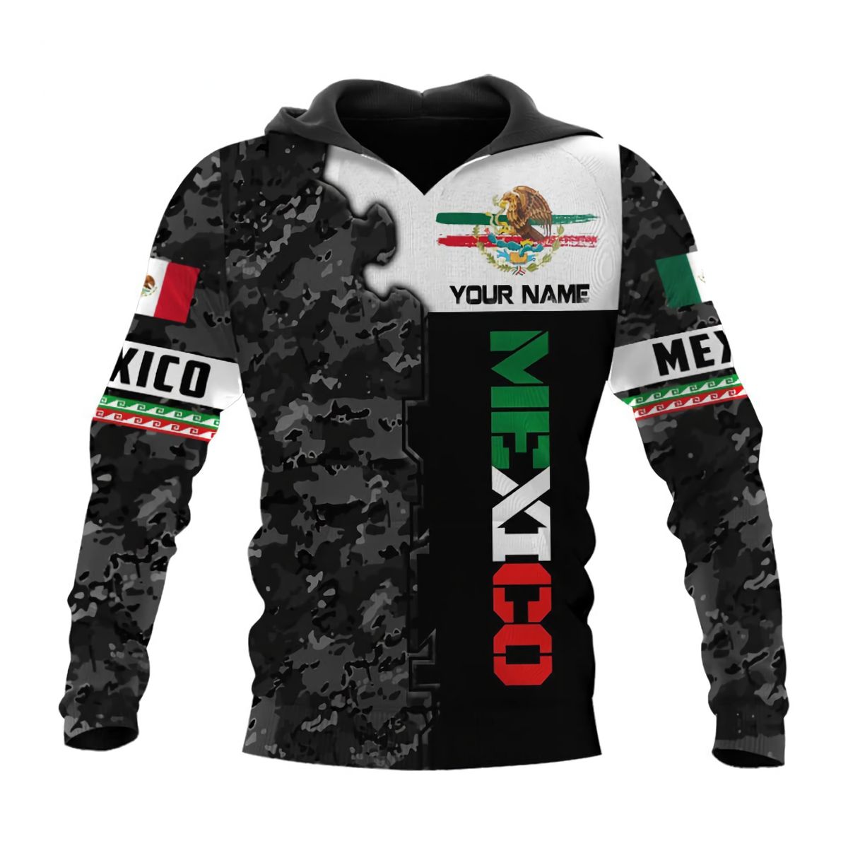 BLWOENS - Polerón con estampado para Hombre - Bandera México