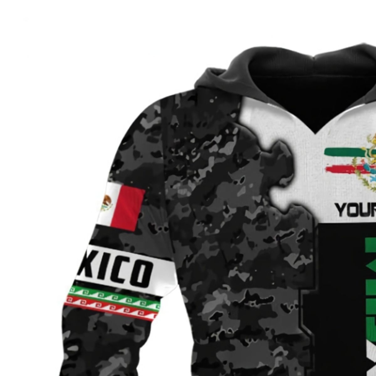 BLWOENS - Polerón con estampado para Hombre - Bandera México