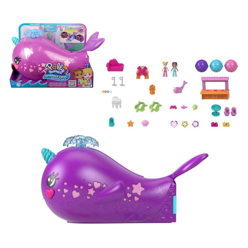 POLLY POCKET - Polly Pocket Narval M√Ågico Bah√Ça M√Ågica