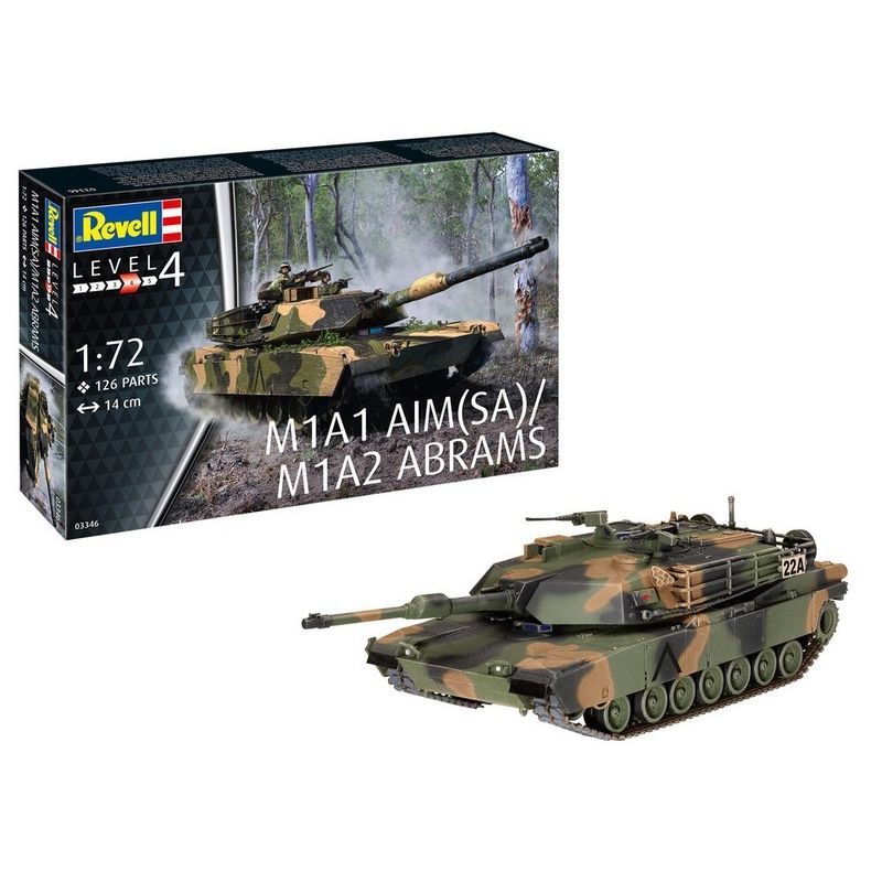 REVELL - REVELL 03346 M1A1 AIM SA M1A2 ABRAMS 1:72