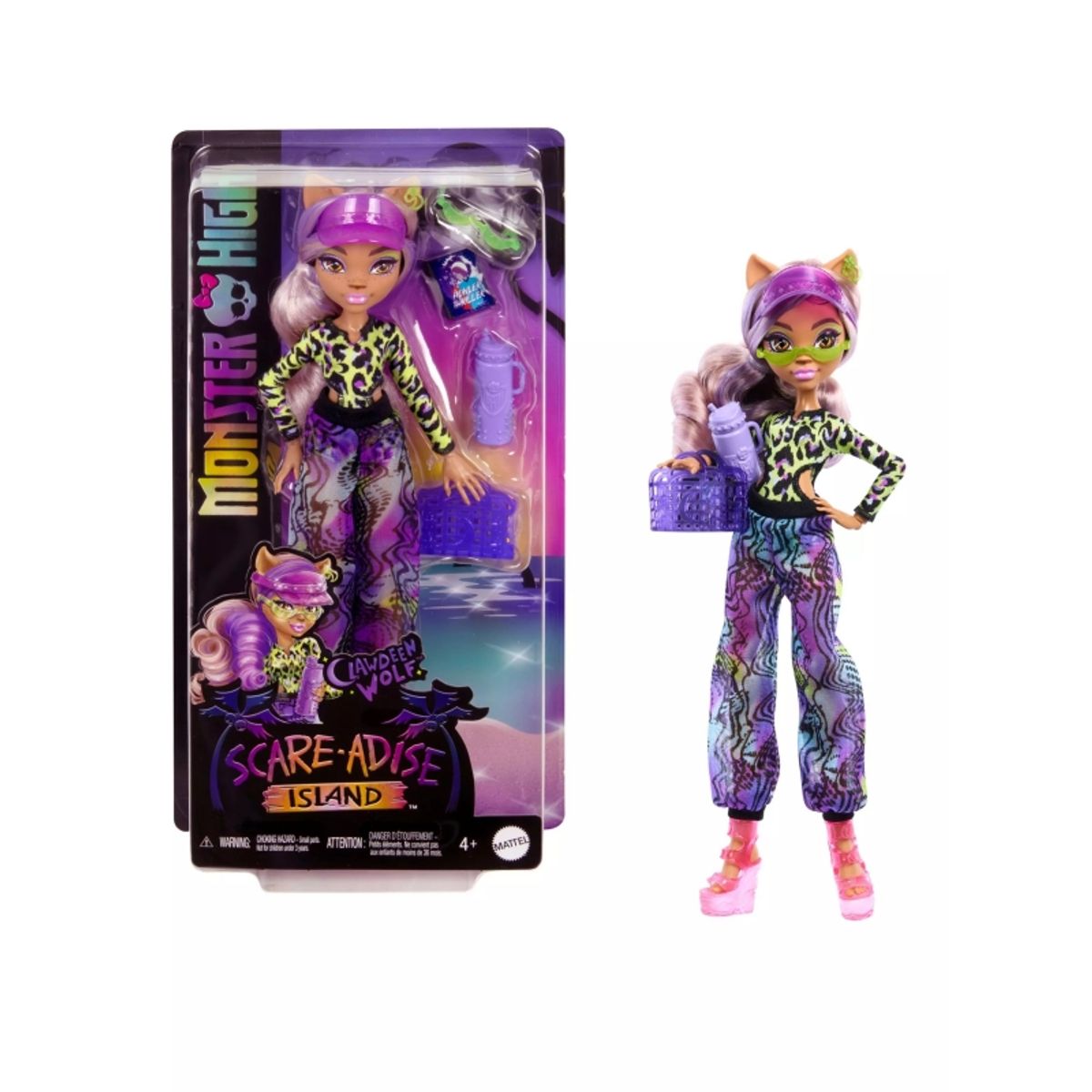 MATTEL - MATTEL HRP67 MONSTER HIGH MUÑECA ISLA DEL TERROR CLAWDEEN