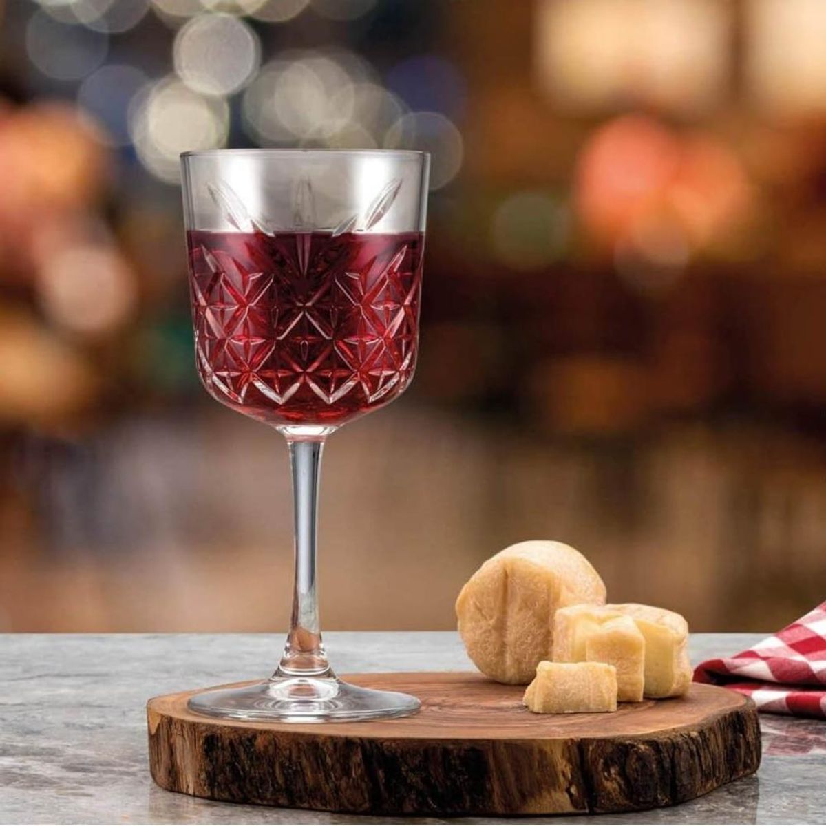 PASABAHCE - Set De 4 Copas De Vino Tinto 330 Ml Linea Timelles IMAHE