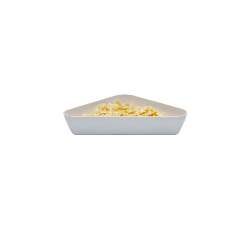 CAMBRO - FUENTE TRIANGULAR COLOR BLANCA CAMBRO