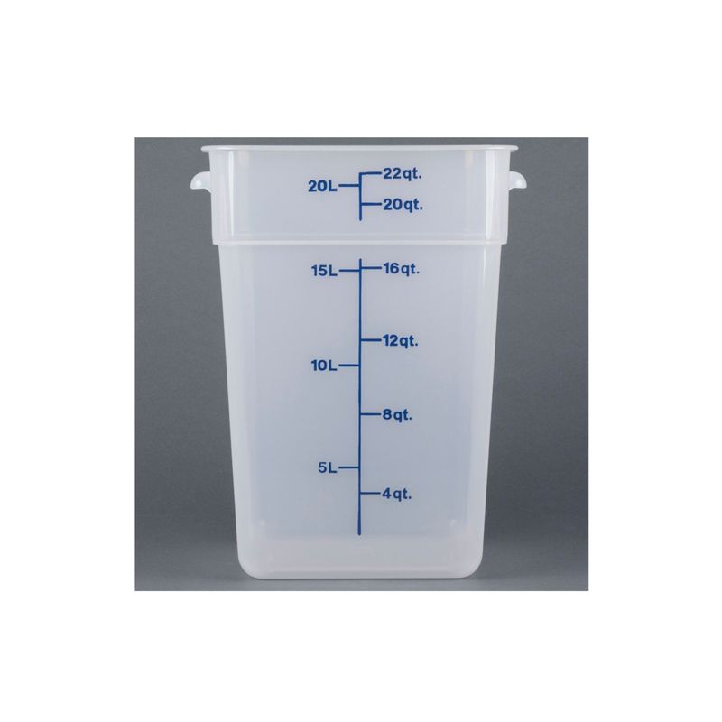 IMAHE - RECIPIENTE DE POLIETILENO CUADRADO 20.8 LTS. IMAHE