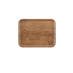 CAMBRO - BANDEJA LAMINADA MADERA VETA OSCURA 25x35 cm