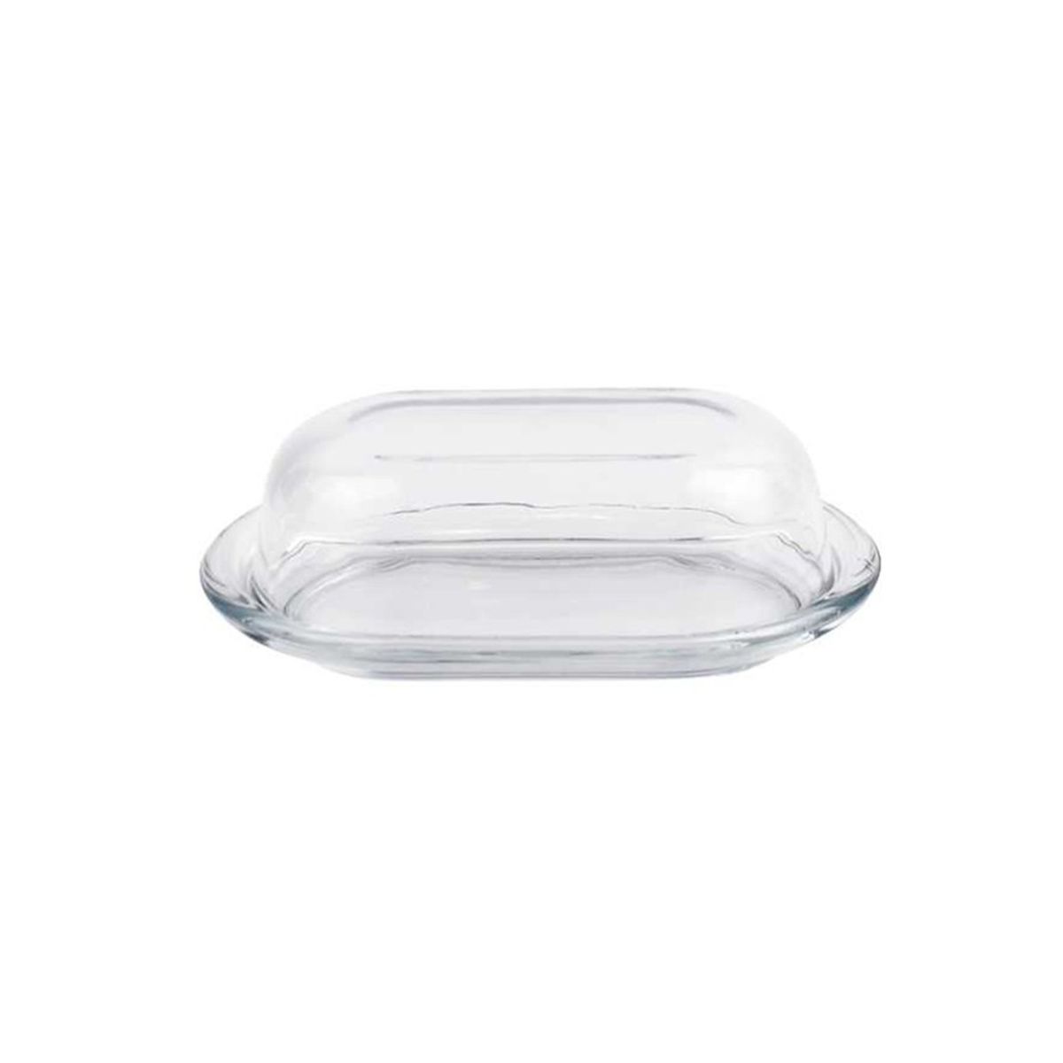 PASABAHCE - SET DE 2 MANTEQUILLERO VIDRIO LÍNEA BASICA PASABAHCE