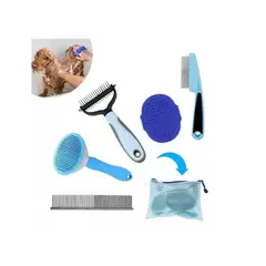GENERICO - 5 Kit Cepillo Deslanador De Pelo Para Perros Evita Los Nudos