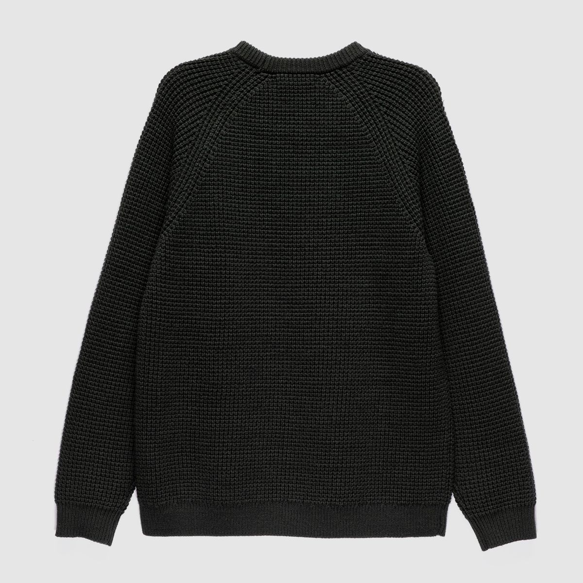 BLACK - Sweater Knitted Dark Green Black Bubba