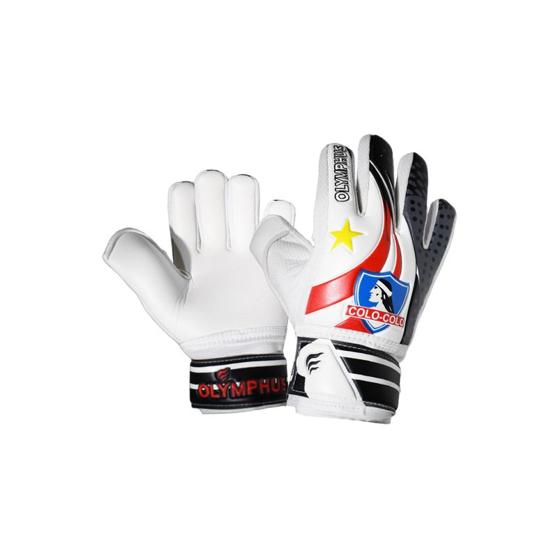 OLYMPHUS - Guantes de Arquero Infantil Colo-Colo Gris Olymphus OLYMPHUS