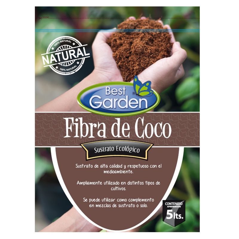 BEST GARDEN - Fibra De Coco 5lts Best Garden