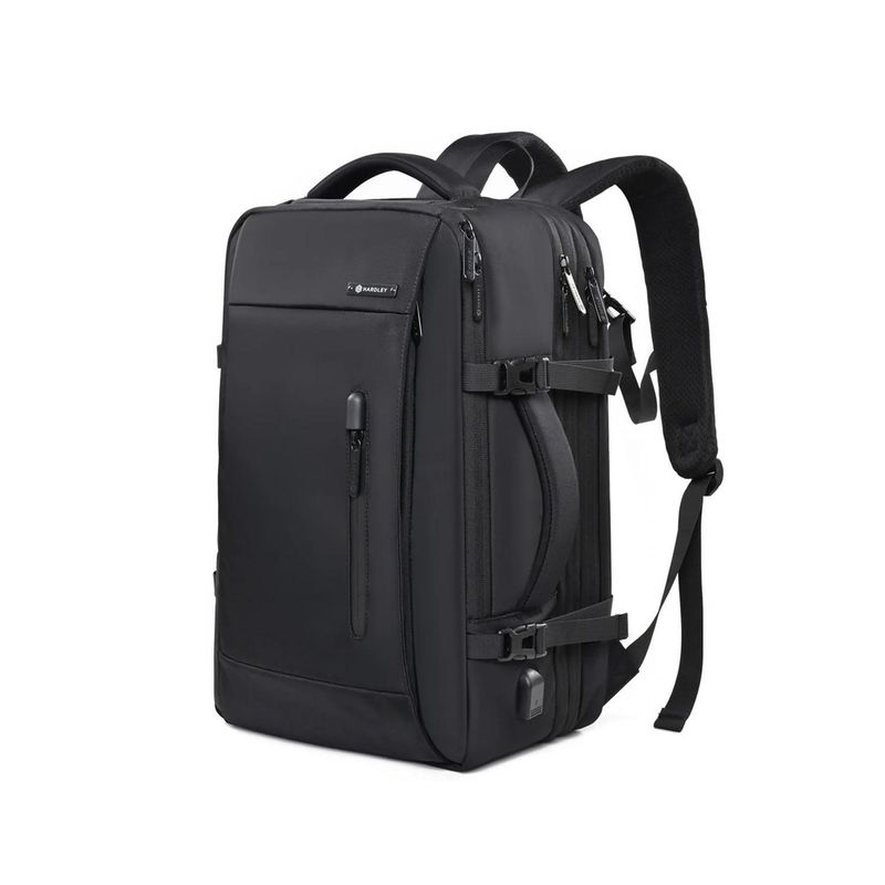 HARDLEY - Mochila para Viaje Notebook Hardley 40L Nylon Balistico +USB