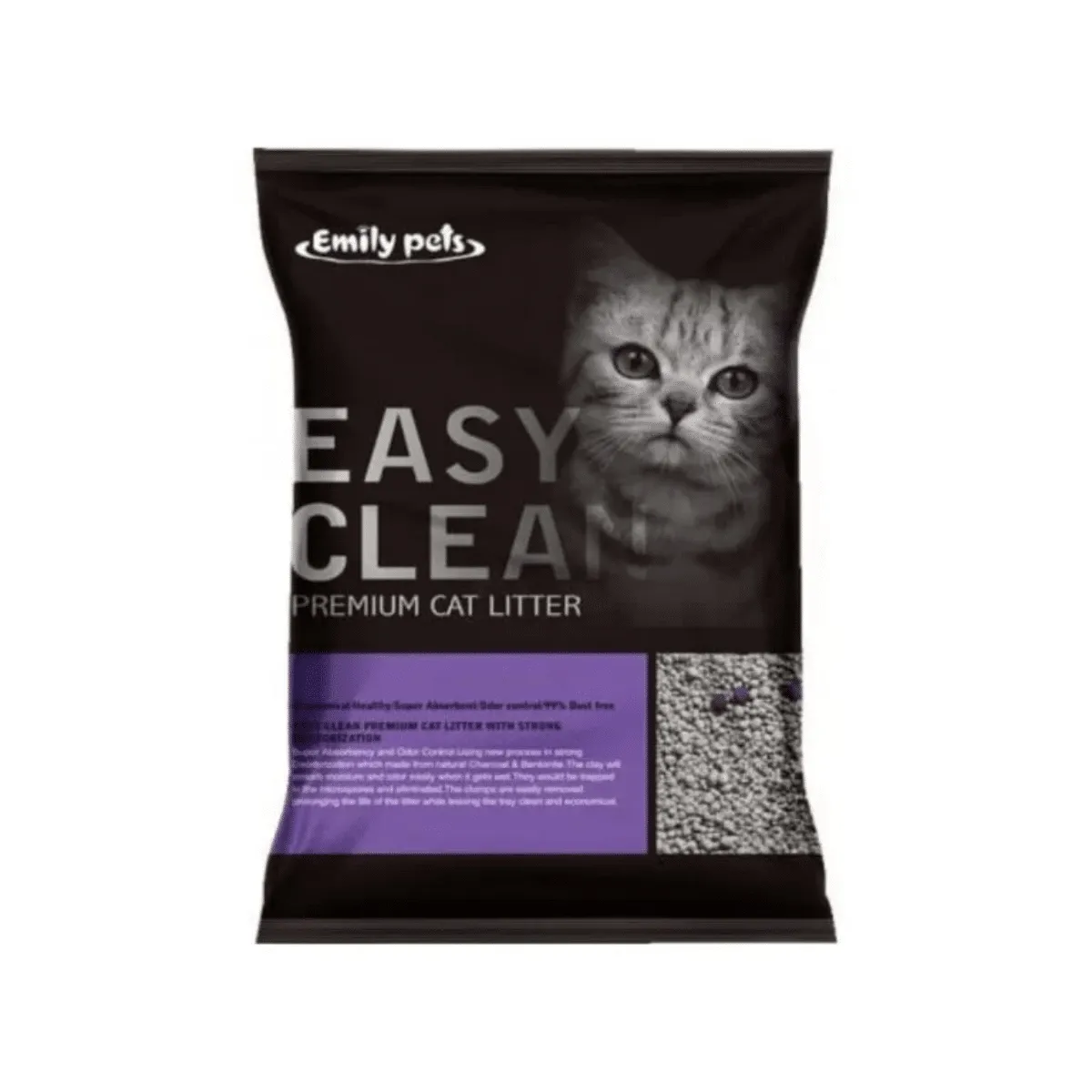 EMILY MAKEUP - Arena Sanitaria Easy Clean, Aroma Lavanda, 5 L.