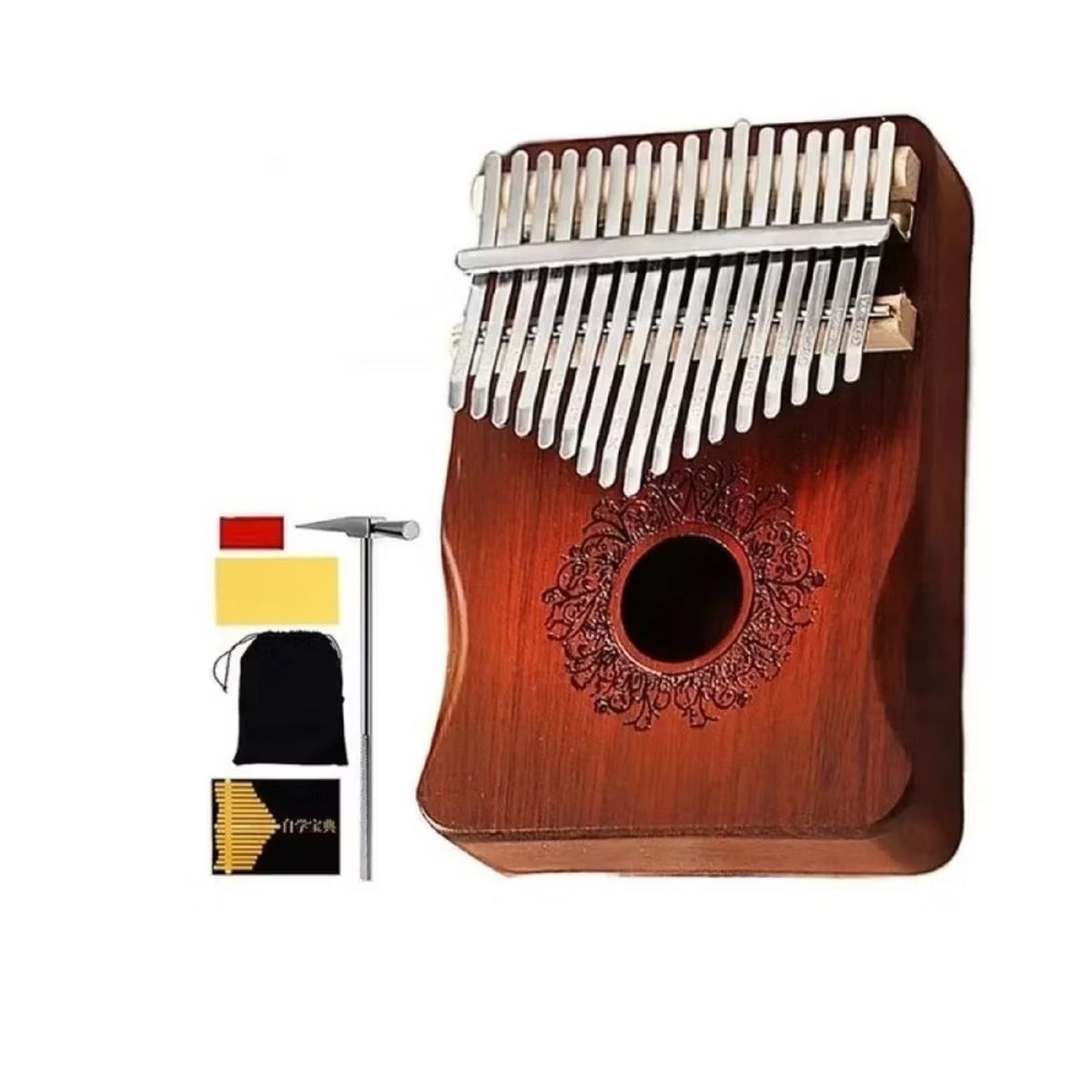 GENERICO - Kalimba Instrumento Musical De 17 Tono De Madera