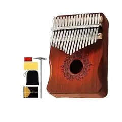 GENERICO - Kalimba Instrumento Musical De 17 Tono De Madera