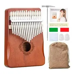 GENERICO - Kalimba Instrumento Musical De 17 Tono De Madera