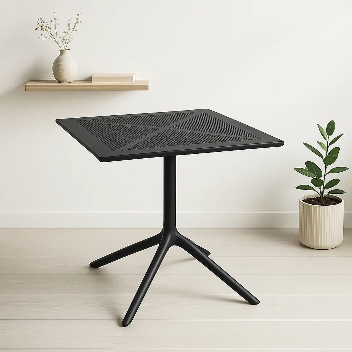 KLIK - Mesa restaurant 80x80 Polipropileno Terraza Exterior KLIK