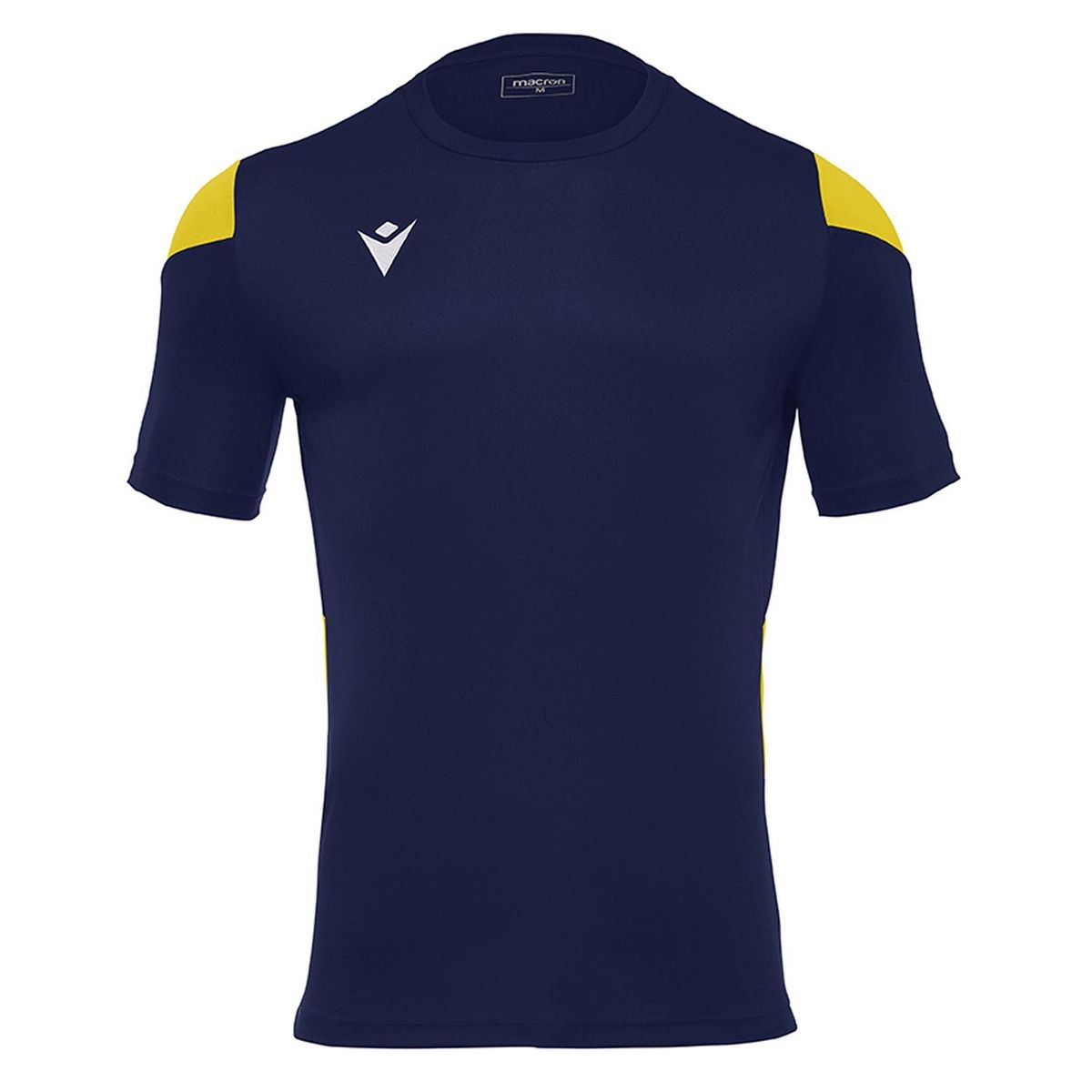 MACRON - Polera Polis Macron Hombre Azul Marino-Amarillo