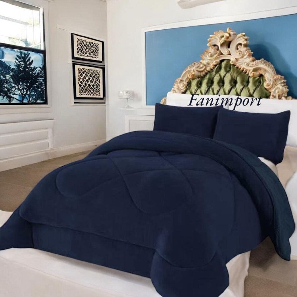 GENERICO - Cobertor De Invierno Cubre Cama Chiporro  2 Plazas