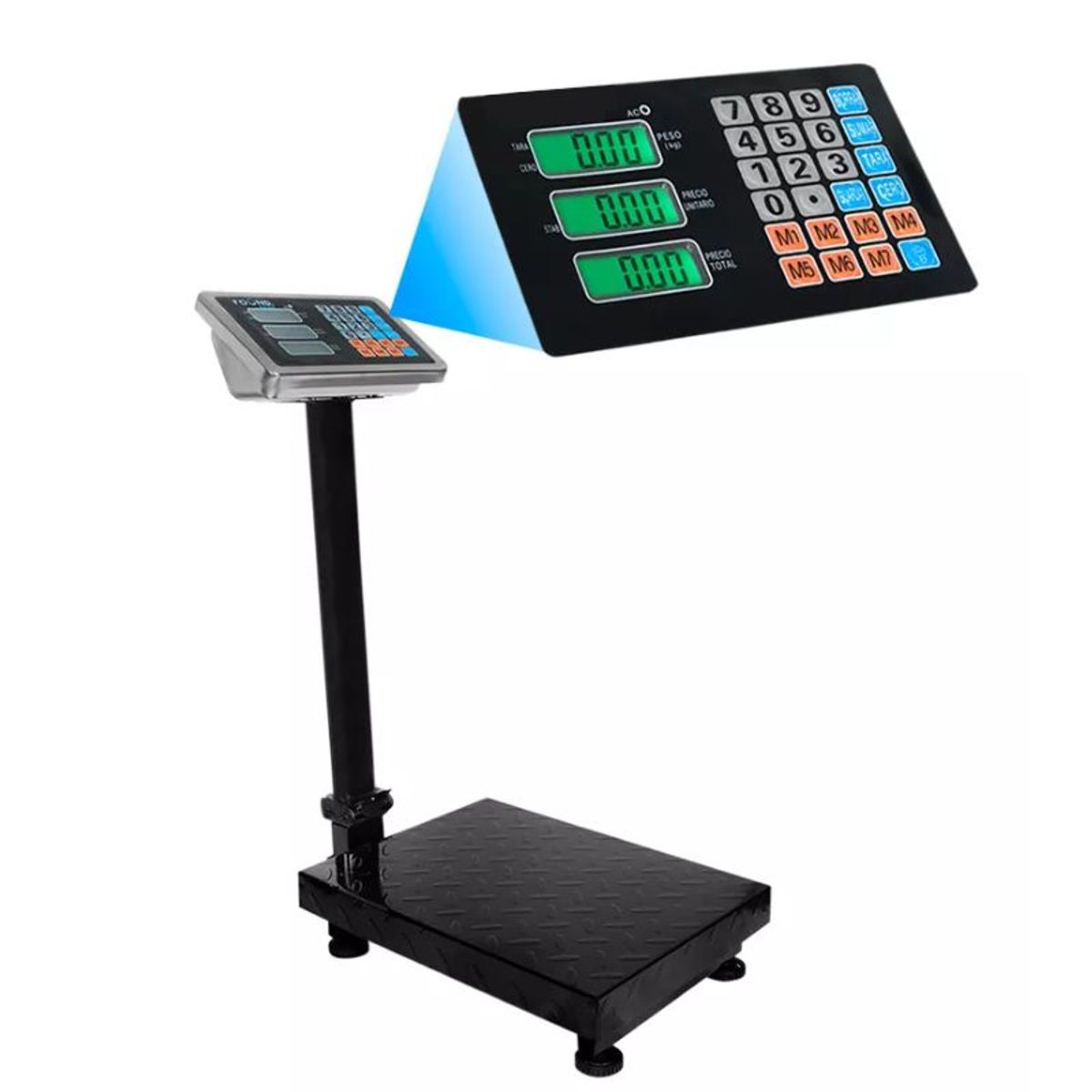 BOZZO - Balanza Pesa Digital 300kg Tipoplataforma
