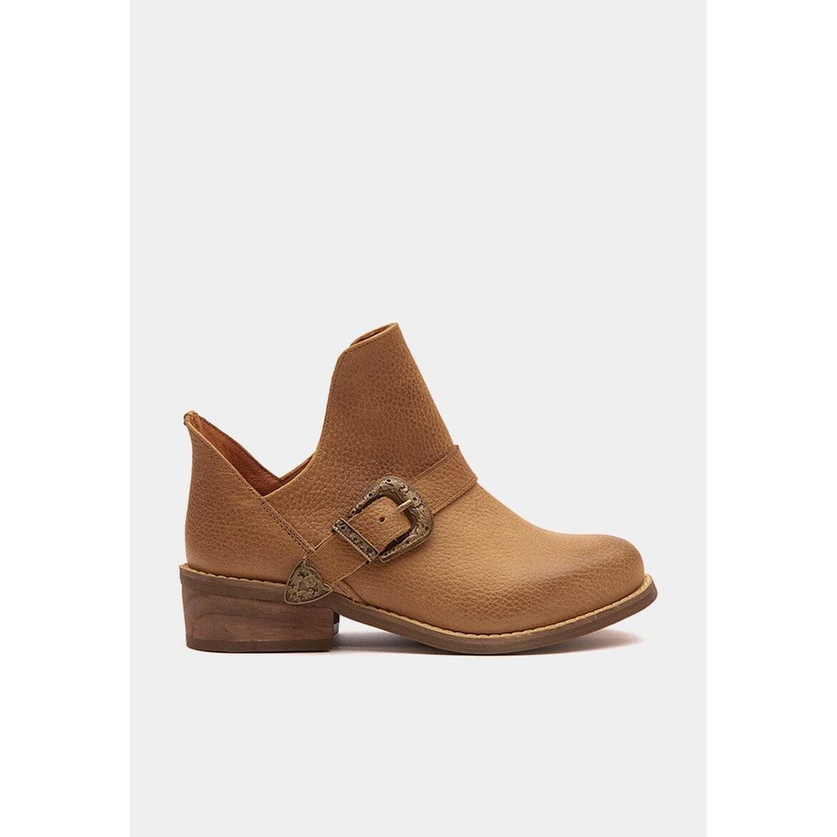 GIANI DAFIRENZE - Botin de mujer cuero camel Lidia Giani Dafirenze