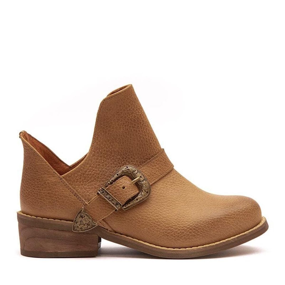 GIANI DAFIRENZE - Botin de mujer cuero camel Lidia Giani Dafirenze