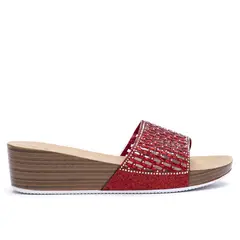 CHINITOWN - Sandalia Mujer Rojo Bailey