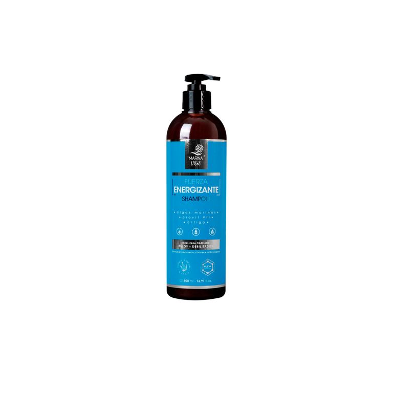 Shampoo Fuerza Energizante 500 ml Marina Vital.