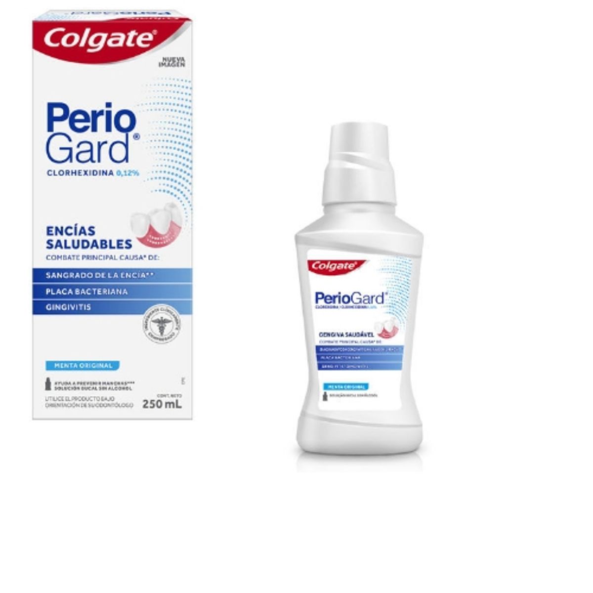 COLGATE - Enjuague Bucal Colgate Periogard Sin Alcohol 250ml