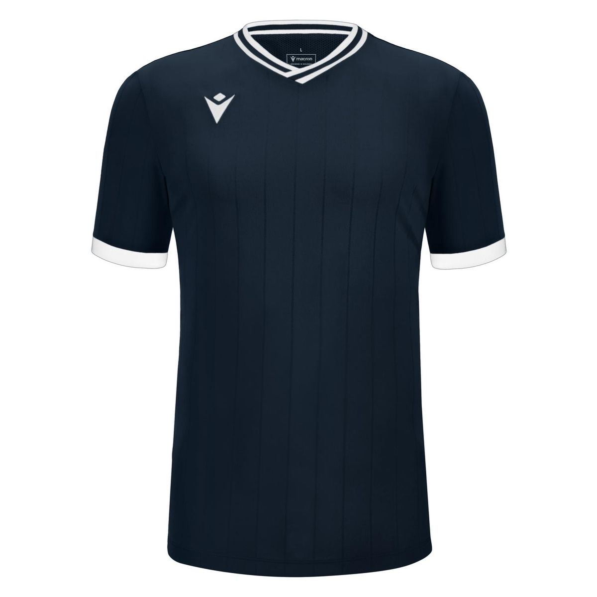 MACRON - Polera Halley Macron Hombre Azul Marino-Blanco