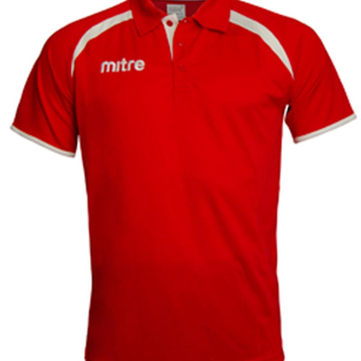 MITRE - Polera Pique Hombre Mitre rojo blanco